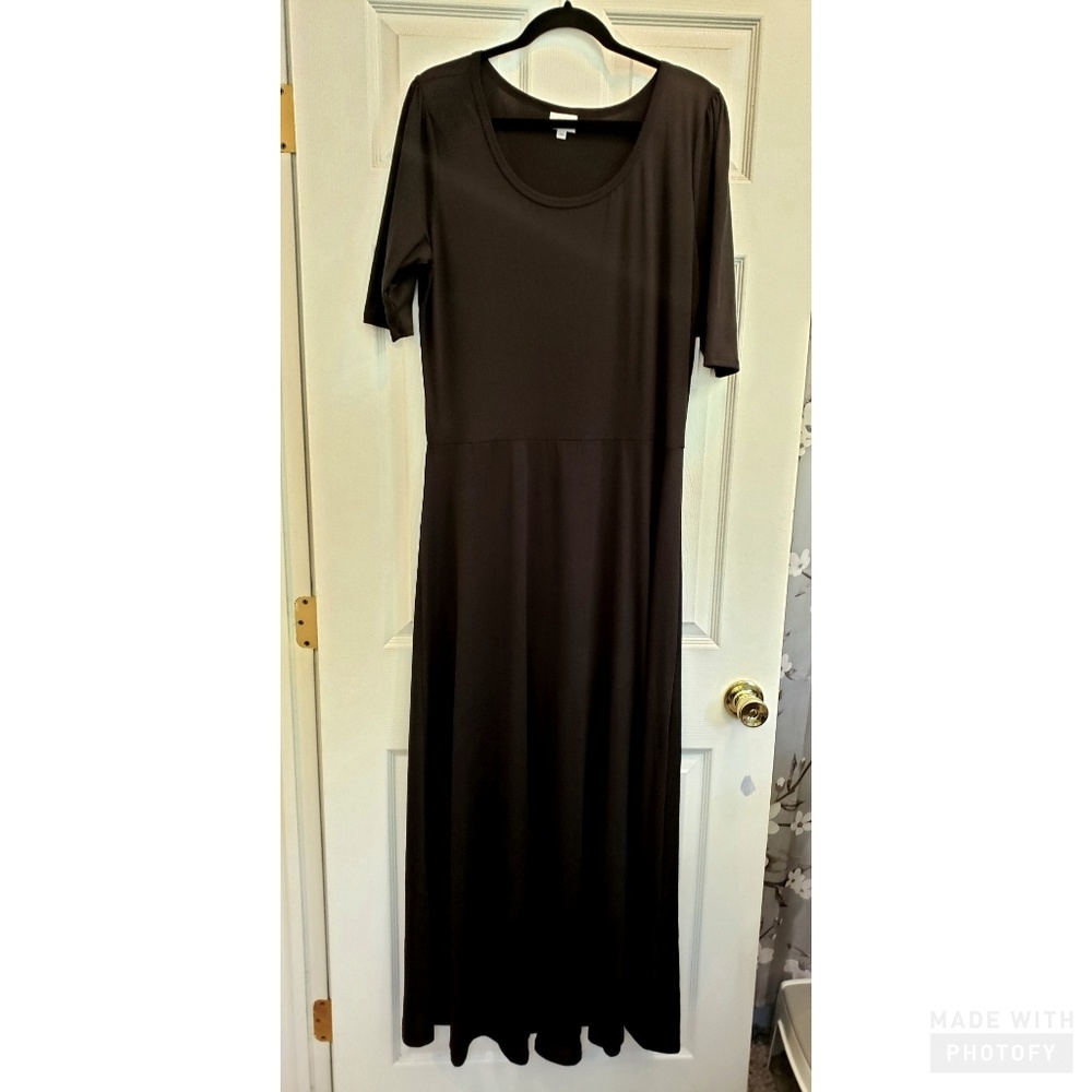 Black LuLaRoe Ana dress 3xl